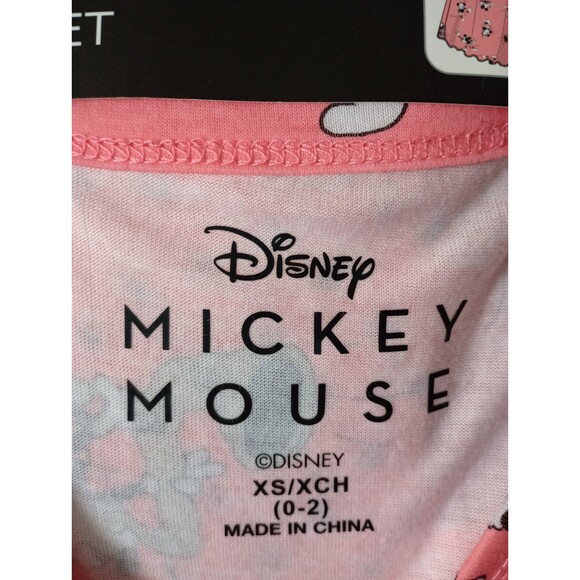 NWT Disney Mickey Mouse 3 Pc Short Sleeve Shorts Pajama Set Size XS - Picture 5 of 10